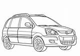Hyundai Matrix Coloring Pages Categories Online sketch template