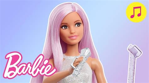 barbie careers pop star doll long pink hair with iridescent skirt