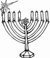 Hanukkah Coloring Pages Candles Menorahs Holiday Printable sketch template