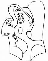 Picasso Coloring Pages Getcolorings Printable Print Sheets sketch template