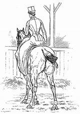 Horsemanship Line sketch template