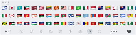 emoji flags   ios