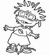 Rugrats Chuckie Coloring Anjinhos Step Tutorial Nickelodeon sketch template