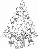 Christmas Lights Coloring Pages Tree Educativeprintable Kids Printable Coloringme Via Red sketch template