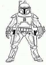 Coloring Fett Pages Boba Jango Wars Star Helmet Library Clipart Colouring Popular Coloringhome Comments sketch template