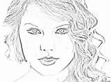 Coloring Swift Taylor Pages Printable Colouring Sheets Clipart People Adults Print Easy Cute Coloringpages Kids Library Celebrity Drawing Choose Board sketch template