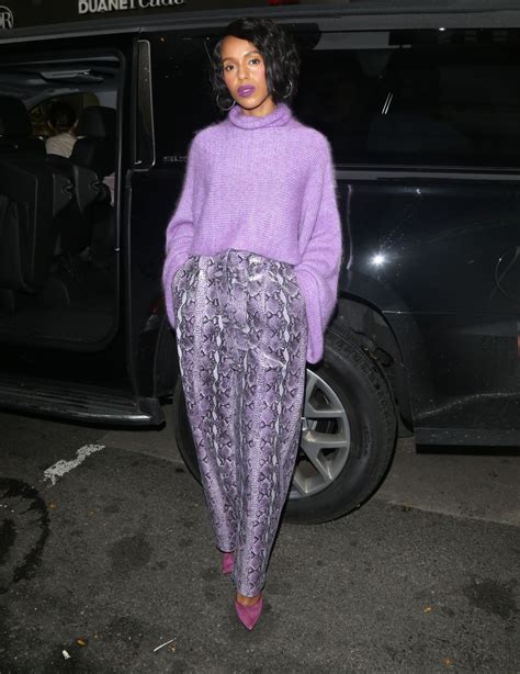 gorgeous kerry washington pretty in purple at the today