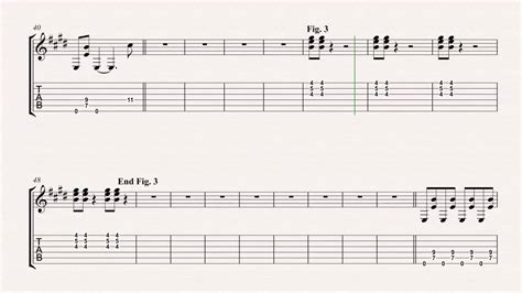 guitar sex on fire kings of leon sheet music chords