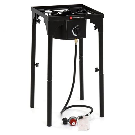 choice products  btu outdoor portable propane gas high pressure single burner cooker