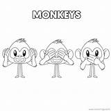 Monkeys Jailbreak Xcolorings sketch template