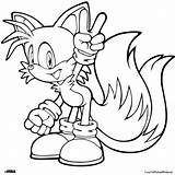 Sonic Tails Coloring Pages Super Hedgehog Choose Board Letscolorit sketch template
