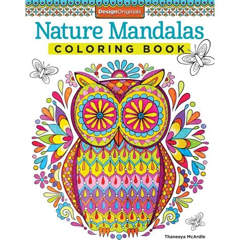 nature mandalas coloring book hobbycraft