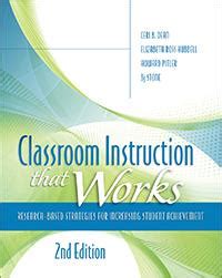 classroom instruction  works mcrel store