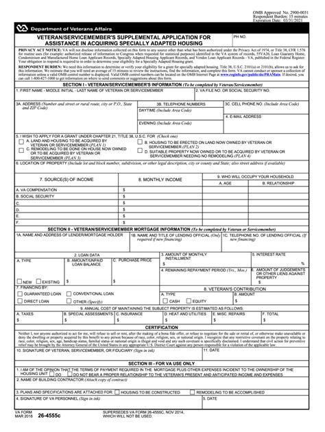 Va Form 26 4555c 2020 2021 Fill And Sign Printable Images And Photos