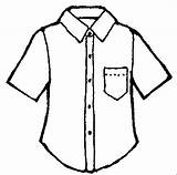 Shirt Clipart Clip Uniform Cliparts School Clothing Shirts Tshirt Hawaiian Library Pants Handout Clothes Funeral Program Boy Original Restraint Estimate sketch template