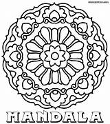 Intricate Mandala Coloring Pages Colorings sketch template