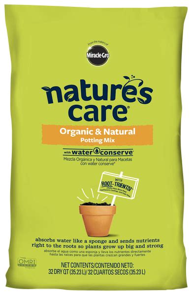 natures care organic potting mix  water conserve