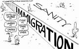 Immigration Senate Drawing Cartoon Breakthrough Fumble Mustn Its Getdrawings Nothing sketch template