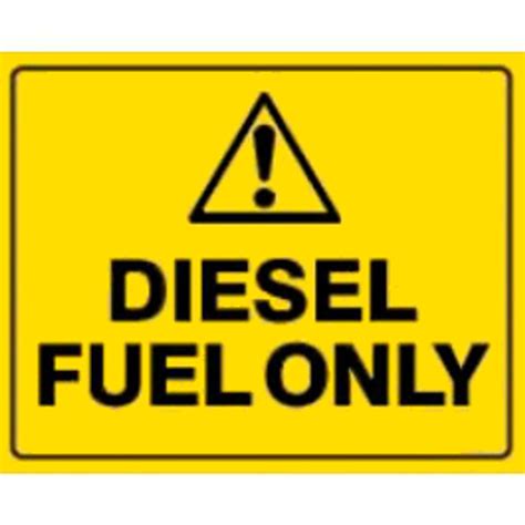 diesel fuel  sticker