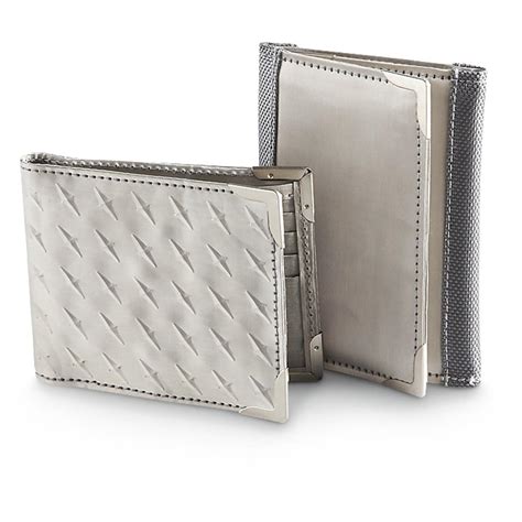 stainless steel tri fold wallet  wallets  sportsmans guide