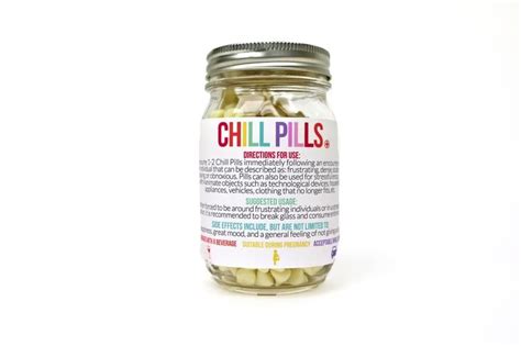 printable chill pill labels chill pill jar labels easy diy gift ideas