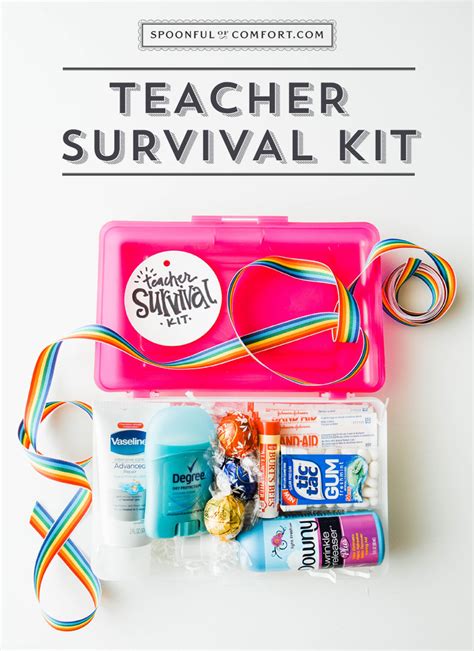 teacher survival kit spoonful  comfort