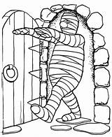 Coloring Pages Mummy Halloween Print Colornimbus Printable Ghost sketch template
