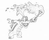 Koopa Iggy Coloring Pages Colouring Getdrawings sketch template
