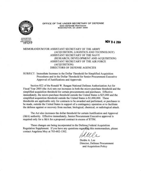 army decision memorandum template word   memorandum