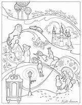 Narnia Witch sketch template