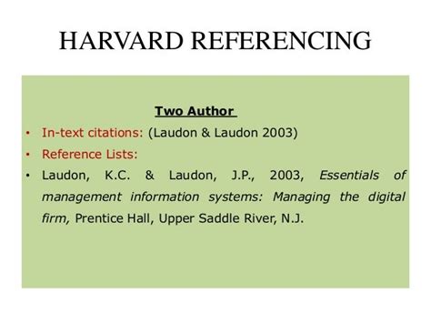 harvard style  reference