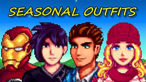 stardew valley seasonal outfits mod youtube