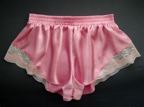 Pink Panties Satin Panties Silk Panties White Knickers Bridal Etsy