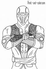 Mortal Kombat Scorpion Subzero Mk Dibujar раскраски мортал комбат распечатать Kawaii sketch template