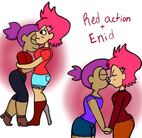 Red Action X Enid Ok K O Lets Be Heroes Amino