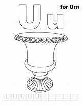 Urn Grecian sketch template