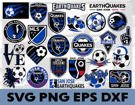 san jose earth quakes logo bundle logo svg png eps dxf inspire uplift