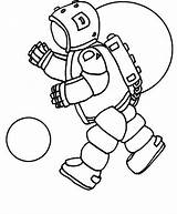 Orbit Astronaut sketch template
