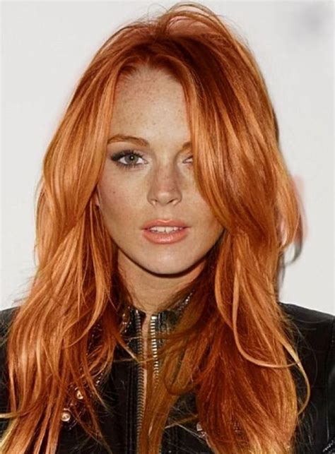 ‒⋞♦️the Redhead 0️⃣1️⃣9️⃣0️⃣♦️≽‑ Lindsay Lohan Hair Red Hair Woman