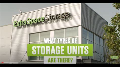 types  storage units   youtube