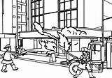 Coloring Fire Pages Truck Printable Kids Popular sketch template