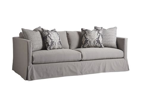 marina slipcover apartment sofa gray 5140 31gy by lexington furniture