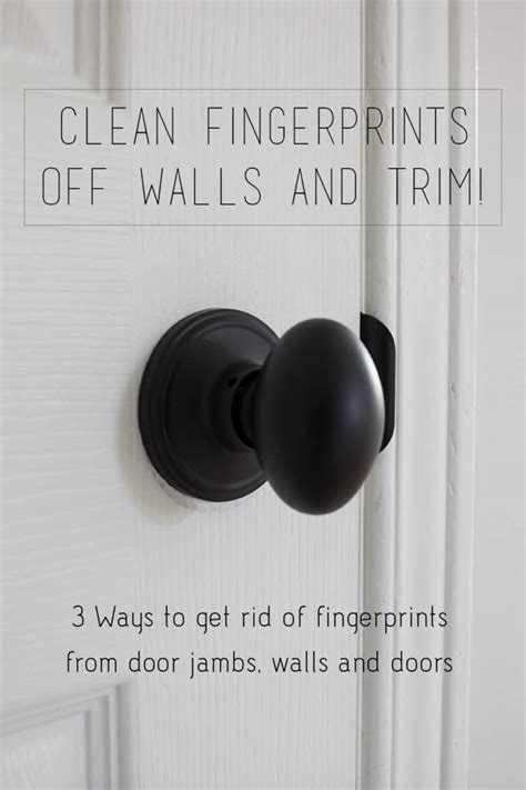 clean fingerprints  walls  trim