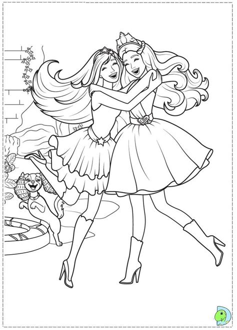 barbie  princess   popstar coloring page eclectic color