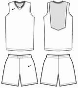 Basketball Template Jersey Uniform Coloring Sketch Cliparts Templates Pages Drawing Blank Printable Sheet sketch template