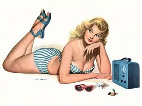 Of Days Gone By How To Draw Vintage Pin Up Girl Art