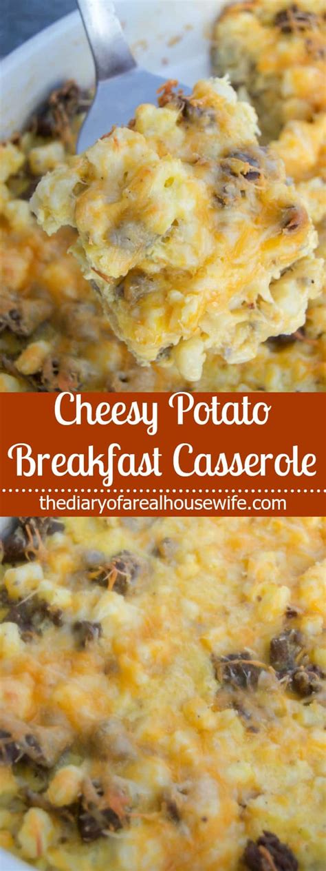 cheesy potato breakfast casserole  diary   real housewife