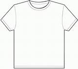 Shirt Template Outline Coloring Blank Shirts Inside Print Printable Xfanzexpo Tee Colouring sketch template