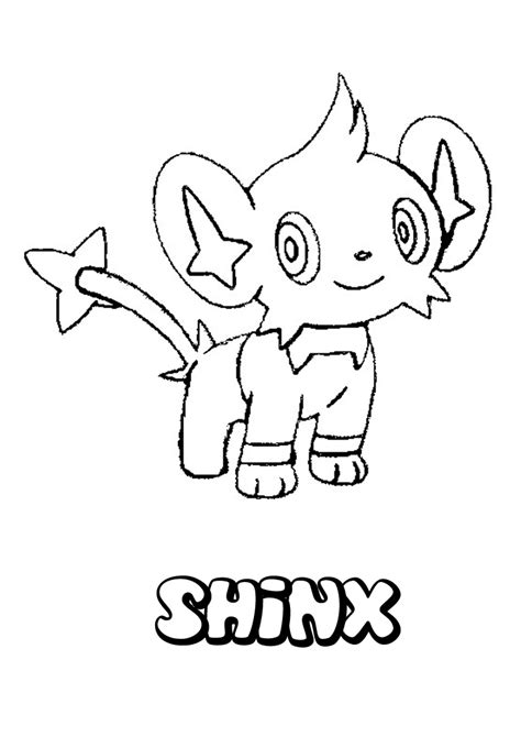 coloring pages  pokemon luxio