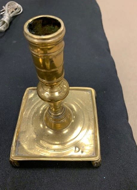Group Of Early Brass Candlesticks Cottone Auctions